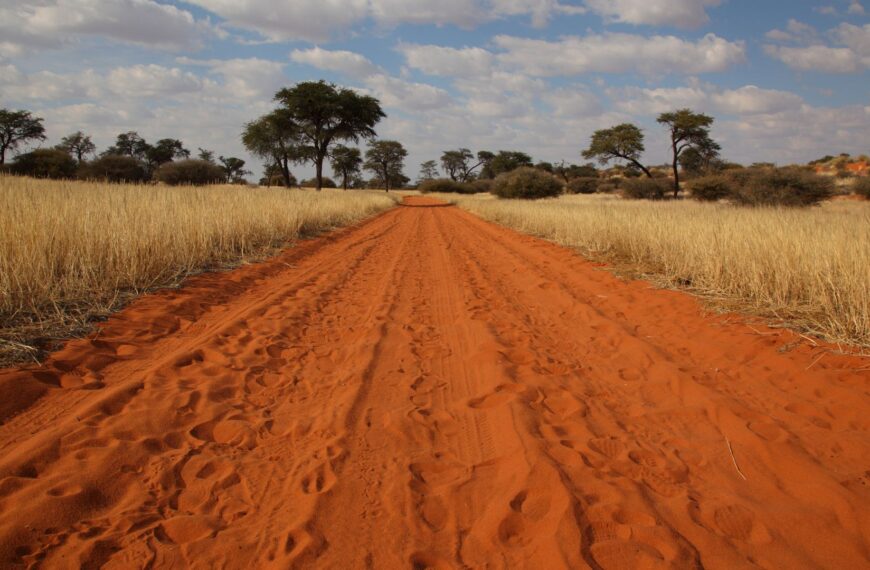 Beloftes van lig – Sleepvoet deur die Kalahari-sand